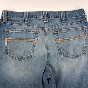 Cinch Carter Mens Jeans 36x37 Medium Wash Relaxed Bootcut Cowboy Workwear